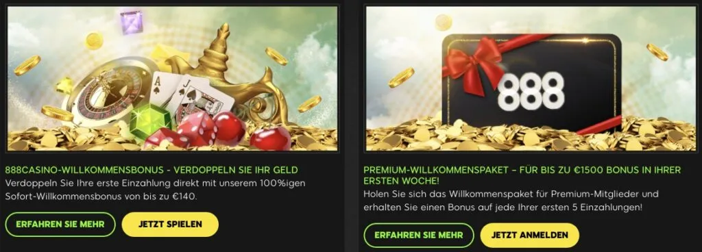 888 Casino Aktionen