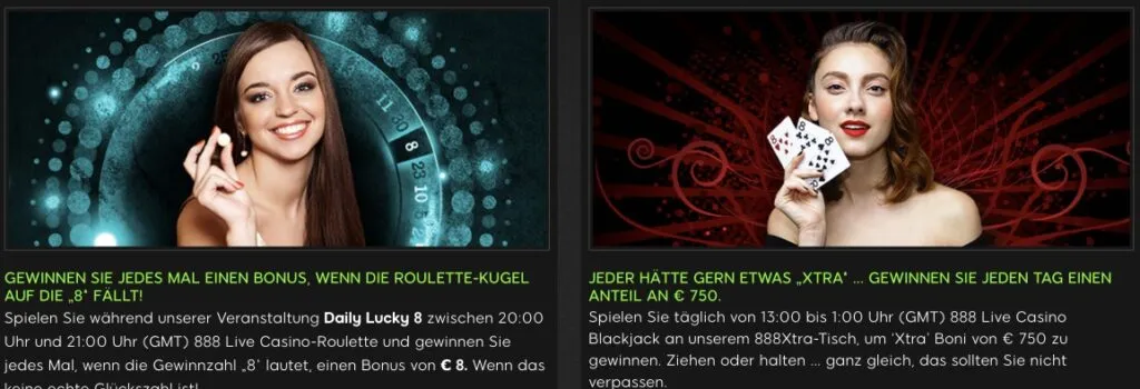 888 Casino Live mit Dealer