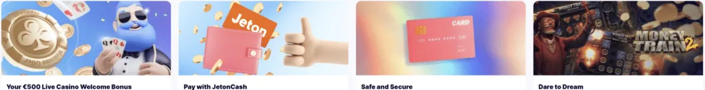 Friday Casino Auswahl an Aktionen