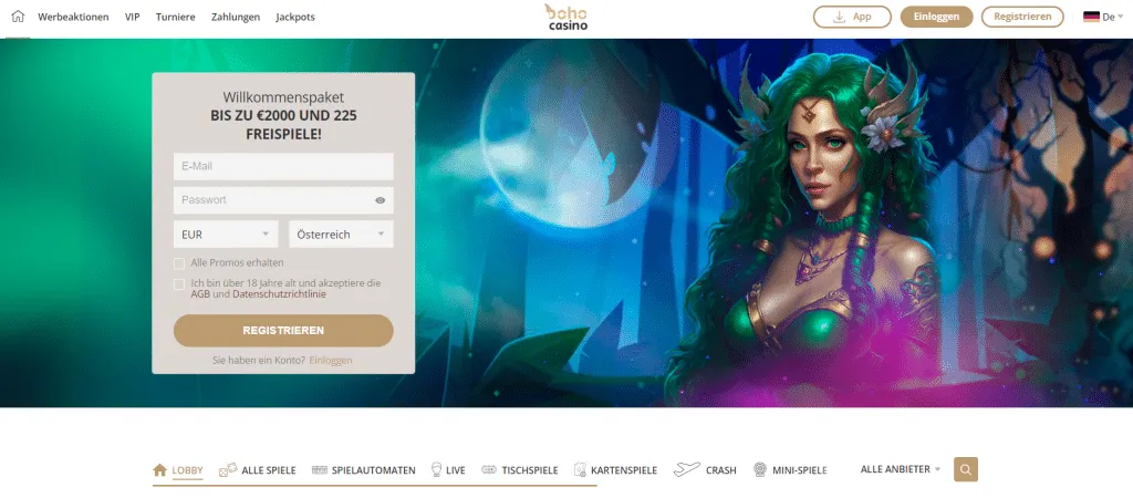 Boho Casino Lobby 1024X450