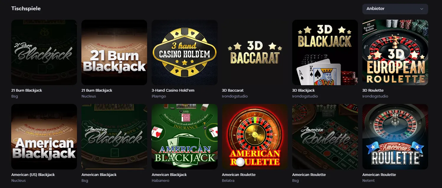 skycrown Tischspiele