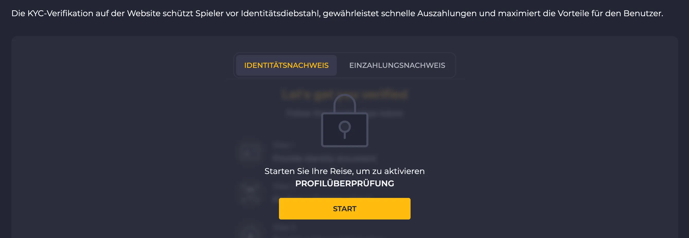 Account Aktivierung