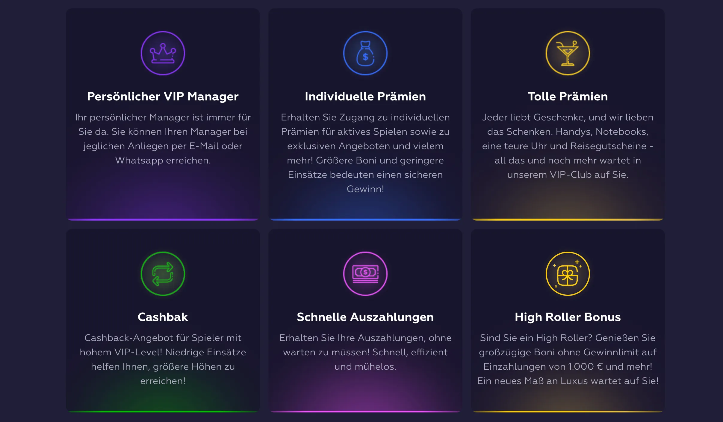 VIP-Programm in neuen Online-Casinos