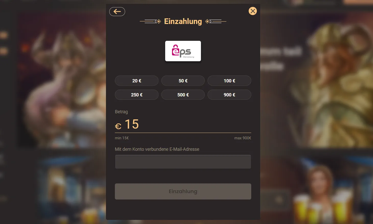 Online Casino National mit eps Einzahlung