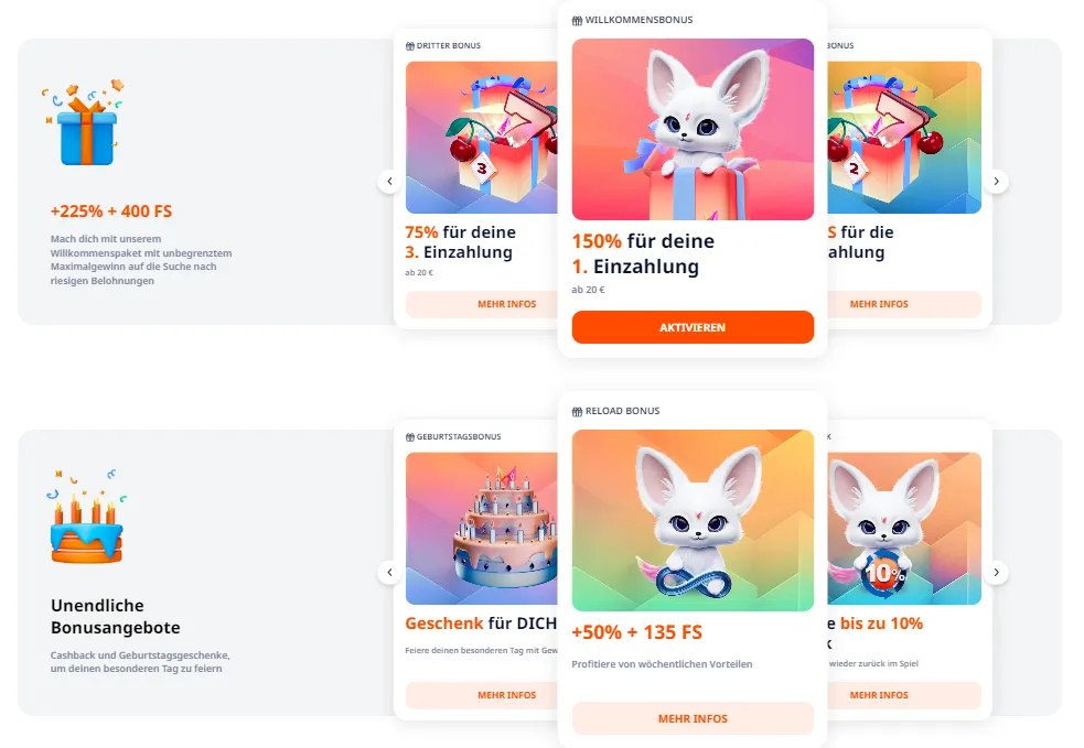 monro casino Bonuses