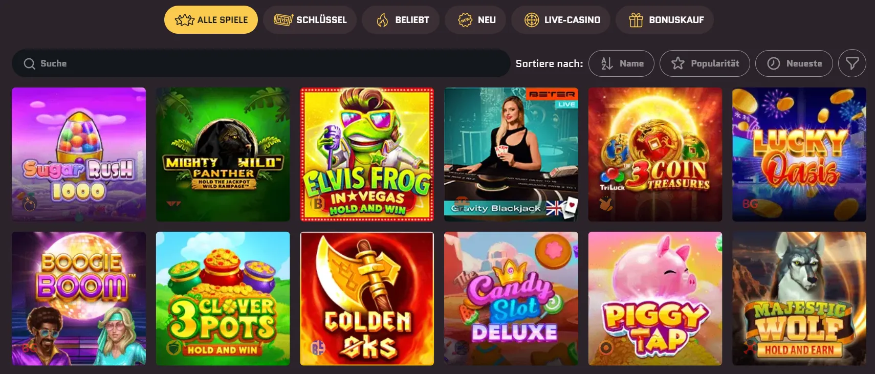 Wanted Win Casino Spiele