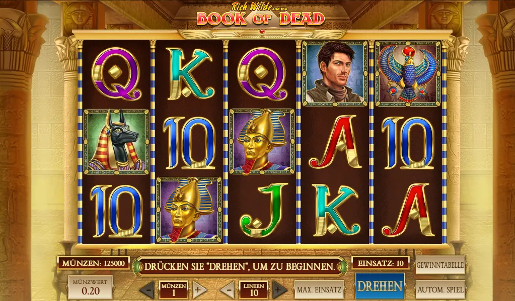 15 euro bonus ohne einzahlung book of dead slot