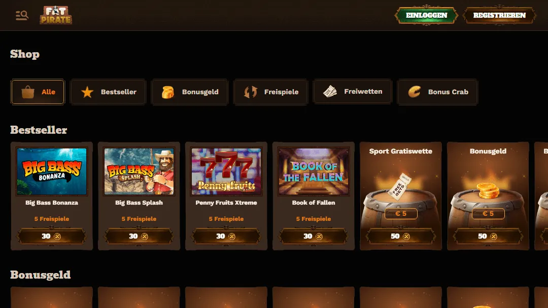 Banner mit Freispielen für bestimmte Slots