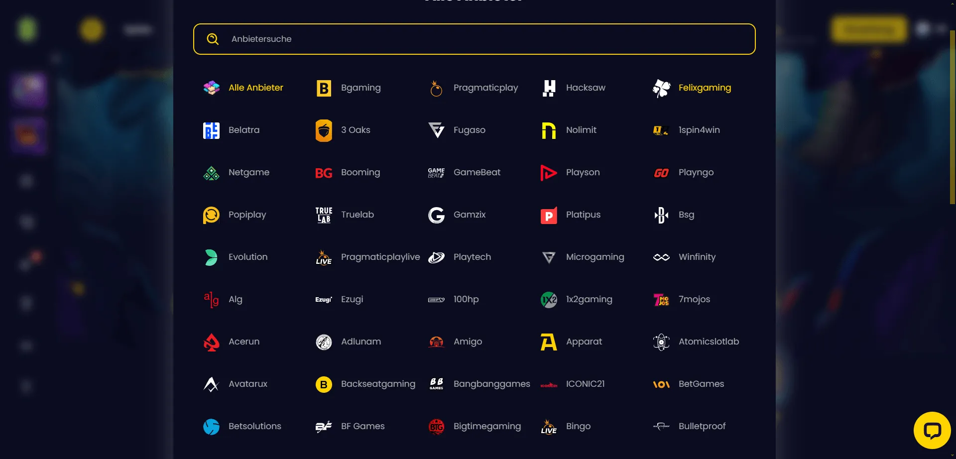 Liste der Entwickler