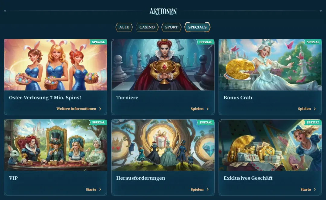 Betalice Casino Saisonale Events